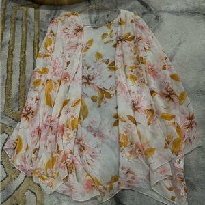 women’s floral cardigan/kimono